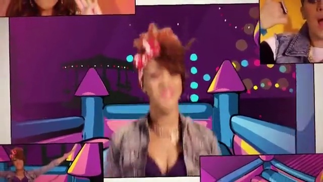 Video Reference: purple, fun, muscle, girl, hand, magenta, display device, Person