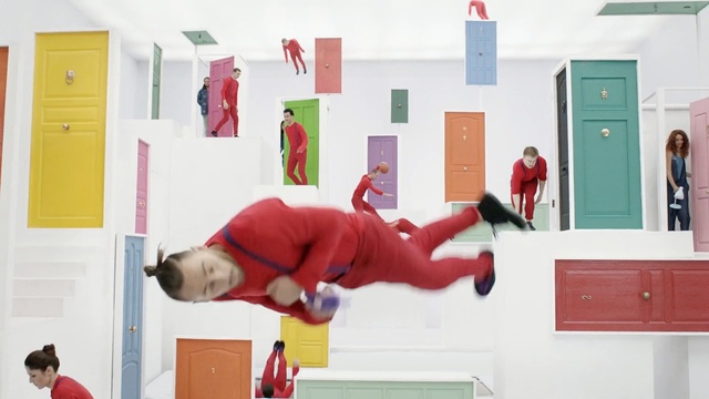 Video Reference: room, furniture, product, Person
