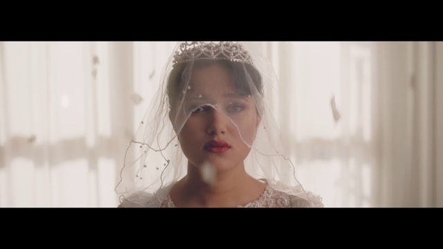 Video Reference: Veil, Bridal veil, Bridal accessory, Face, Hair, Photograph, Headpiece, Skin, Eyebrow, Bride