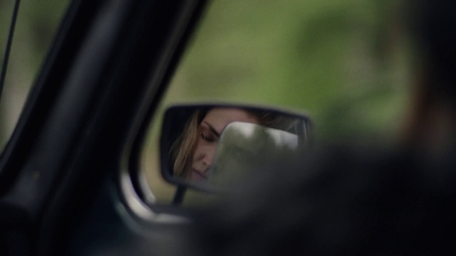 Video Reference: Face, Eyewear, Rear-view mirror, Automotive mirror, Nose, Reflection, Glasses, Eye, Photography, Black hair