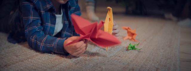 Video Reference: Origami, Origami paper, Art, Art paper, Leaf, Wheel, Paper, Play, Craft, Fun