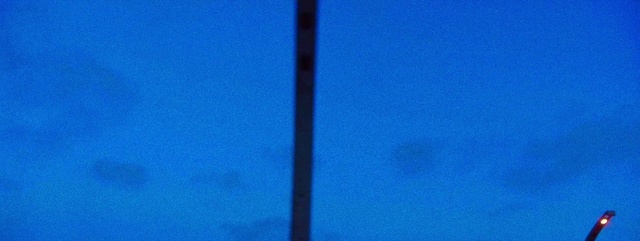 Video Reference: Blue, Cobalt blue, Sky, Azure, Electric blue, Lighting, Street light, Line, Light fixture