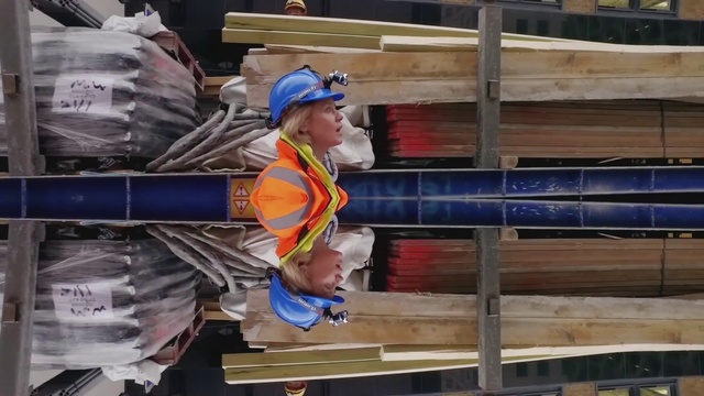 Video Reference: Construction worker, Blue-collar worker, Ironworker, Construction, Wood, Beam, Lumber, Steel