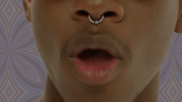 Video Reference: lip, face, cheek, chin, nose, eyebrow, close up, jaw, mouth, neck