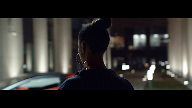 Video Reference: Hairstyle, Snapshot, Photography, Black hair, Darkness, Dress, Neck, Flash photography, Scene, Fictional character