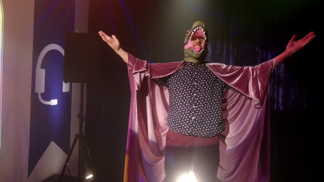 Video Reference: Performance, Stage, Performing arts, Event, Performance art, heater, Outerwear, Music, Musical theatre, Musical