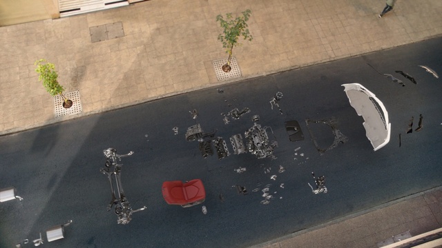 Video Reference: Asphalt, Infrastructure, Aerial photography, Road, Photography, Street, Plant, Urban design, Games, City