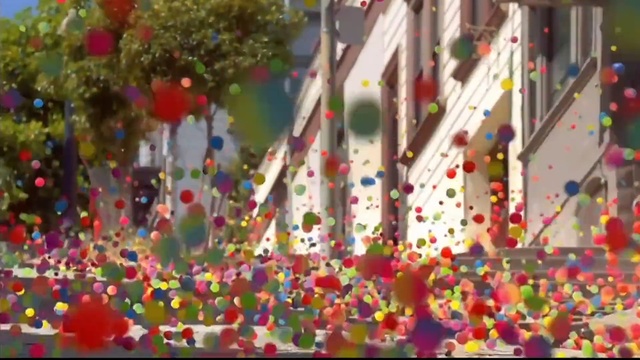 Video Reference: Party supply, Confetti, Tree, Plant, Party, Art, Person