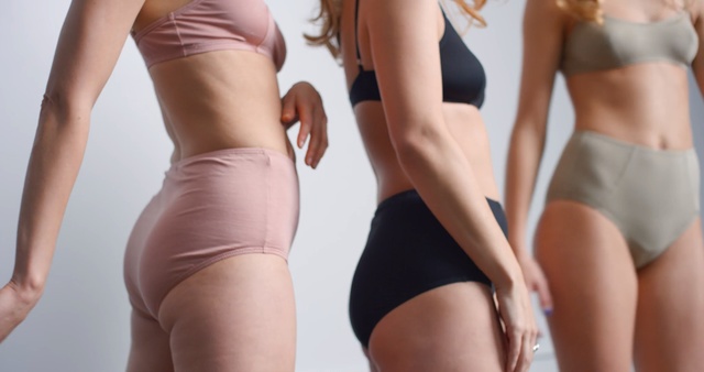 Video Reference: undergarment, active undergarment, joint, thigh, shoulder, abdomen, fashion model, waist, trunk, human leg, Person