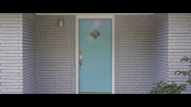 Video Reference: Green, Wall, Property, Turquoise, Door, Window, Siding, House, Daylighting, Architecture