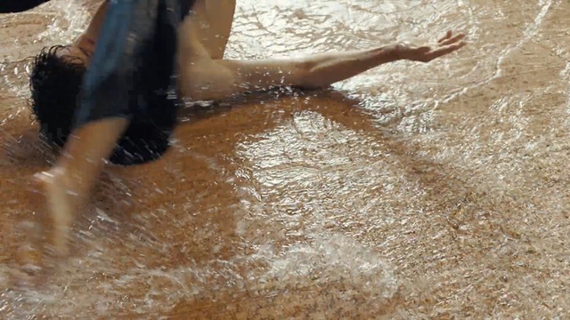 Video Reference: Water, Leg, Skin, Human leg, Hand, Fun, Foot, Photography, Barefoot, Fawn