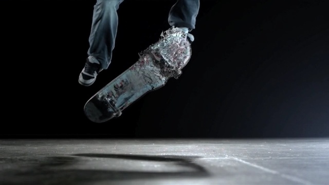Video Reference: Ice, Flip (acrobatic), Darkness, Space, Flash photography, Still life photography