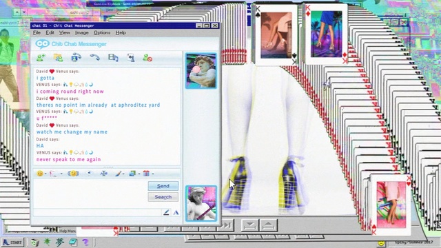 Video Reference: text, software, line, area, screenshot, technology, graphic design, font, product, Person