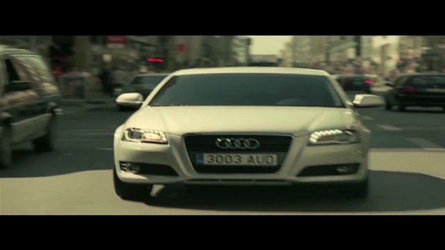 Video Reference: Land vehicle, Vehicle, Car, Motor vehicle, White, Headlamp, Automotive design, Audi, Black, Vehicle registration plate