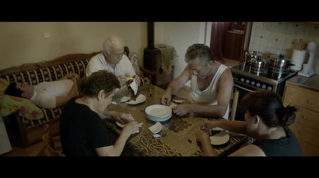 Video Reference: fun, girl, eating, conversation, meal, event, Person