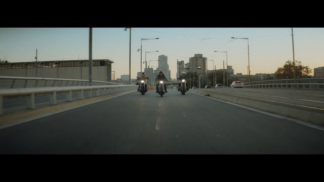 Video Reference: Road, Lane, Asphalt, Highway, Freeway, Mode of transport, Sky, Urban area, Infrastructure, Morning