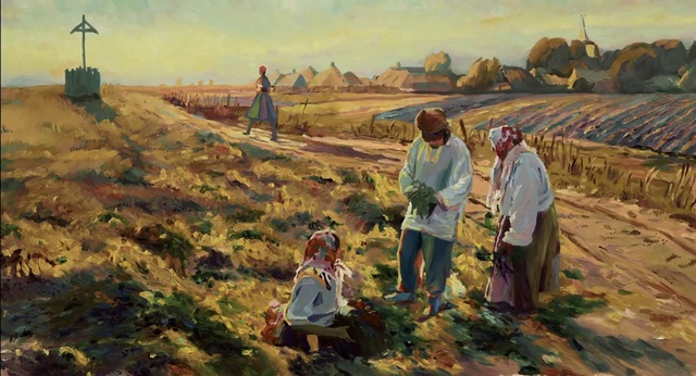 Video Reference: Painting, Watercolor paint, Art, Visual arts, Rural area, Illustration, Landscape, Artwork, Plain