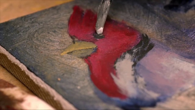 Video Reference: Painting, Acrylic paint, Art, Paint, Wood, Visual arts