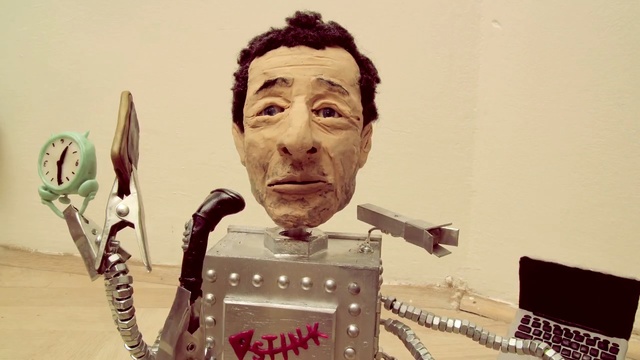 Video Reference: man, phone, animation, clock, , Person