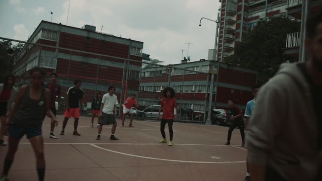 Video Reference: Sport venue, Basketball court, Sports, Competition event, Team sport, Fun, Basketball, Crowd, Streetball, Player, Person