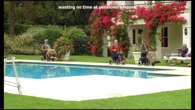 Video Reference: Swimming pool, Property, Leisure, Backyard, Yard, Grass, Estate, Residential area, Real estate, Lawn
