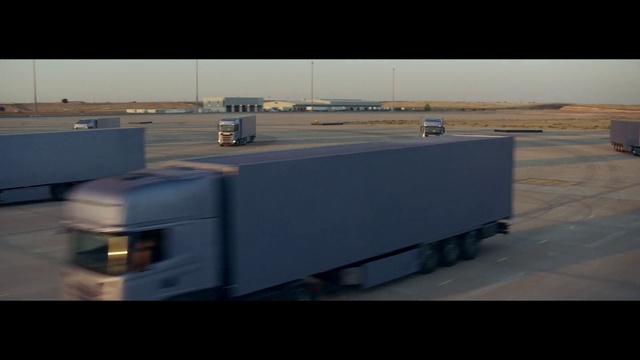 Video Reference: Transport, Sky, Airport, Asphalt, Infrastructure, Vehicle, Freight transport, Cloud, Commercial vehicle, Roof
