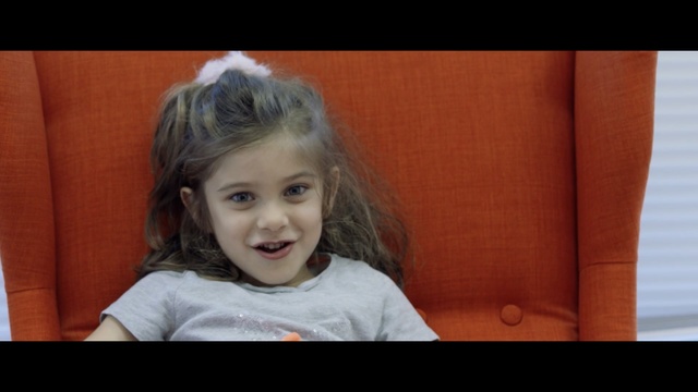 Video Reference: Face, Hair, Child, Nose, Facial expression, Blond, Head, Cheek, Chin, Skin, Person