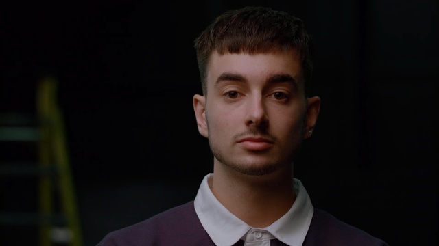 Video Reference: person, man, chin, boy, human, cheek, forehead, gentleman, portrait, fun