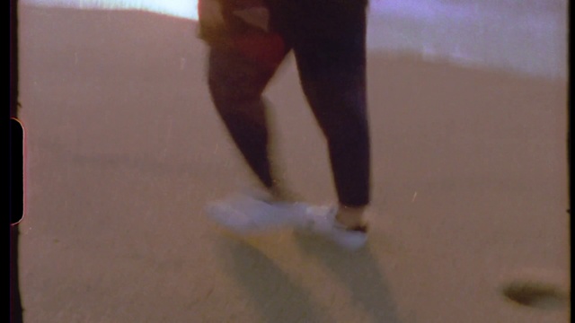 Video Reference: Human leg, Leg, Recreation, Sand, Calf, Walking, Landscape, Shoe