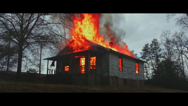 Video Reference: Fire, House, Flame, Tree, Sky, Heat, Barn, Wildfire, Architecture, Firefighter