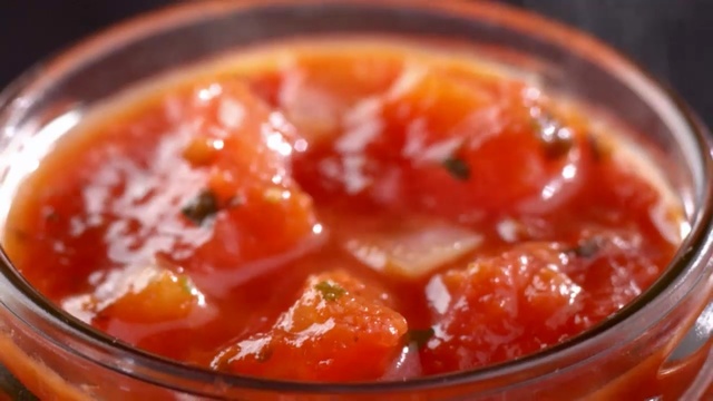 Video Reference: Dish, Food, Cuisine, Stewed tomatoes, Ingredient, Marinara sauce, Produce, Tomato purée, Tomato sauce, Salsa sauce