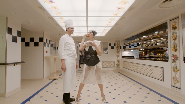 Video Reference: Fashion, Footwear, Fun, Room, Architecture, Interior design, Photography, Building, Shoe, Person