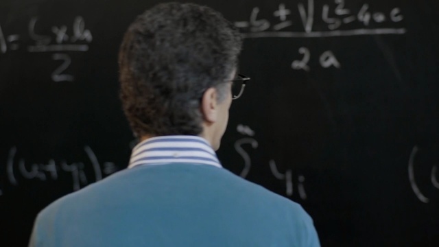 Video Reference: Blackboard, Professor, Lecture, T-shirt