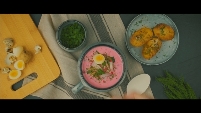 Video Reference: yellow, food, meal, dish, cuisine, lunch, recipe, breakfast, Person