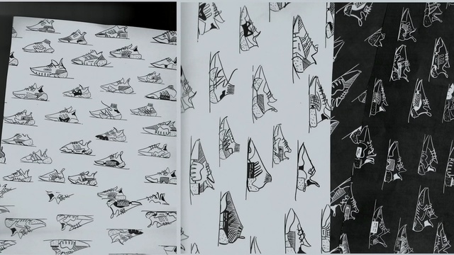 Video Reference: Font, Black-and-white, Design, Drawing, Tree, Textile, Illustration, Pattern, Art, Style, Person