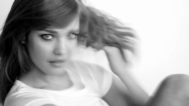 Video Reference: face, photograph, black and white, beauty, monochrome photography, human hair color, eyebrow, photography, girl, photo shoot, Person