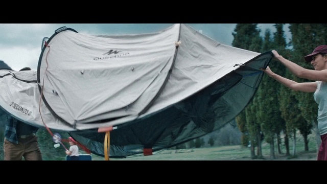 Video Reference: Tent, Camping, Tarpaulin, Recreation, Hammock, Leisure, Shade, Vehicle