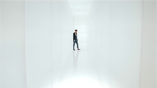 Video Reference: White, Standing, Fashion, Shoulder, Line, Shadow, Photography, Space, Style, Fashion design