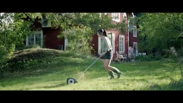 Video Reference: lawn, grass, plant, vehicle, tree, recreation