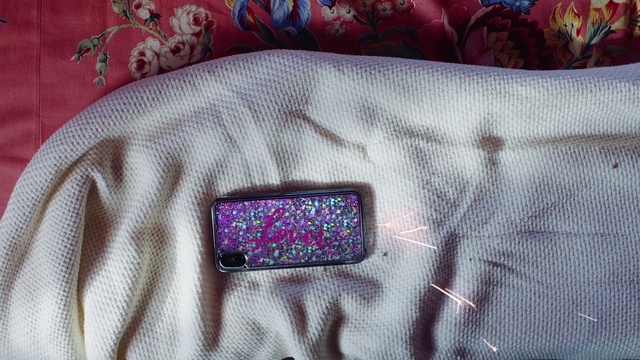 Video Reference: Pink, Purple, Magenta, Violet, Technology, Textile, Electronic device, Pattern