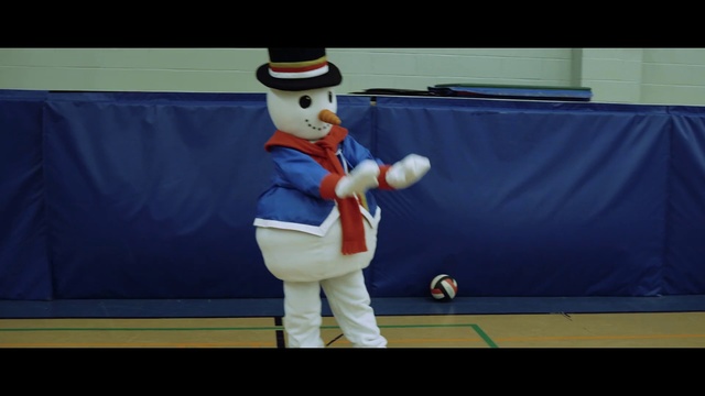 Video Reference: Animation, Screenshot, Games, Woman, Racket, Blue, Ball, Standing, Holding, Man, White, Player, Court, Female, Yellow, Playing, Room, Large, Swinging, Purple, Game, Cartoon, Toy, Baseball, Text