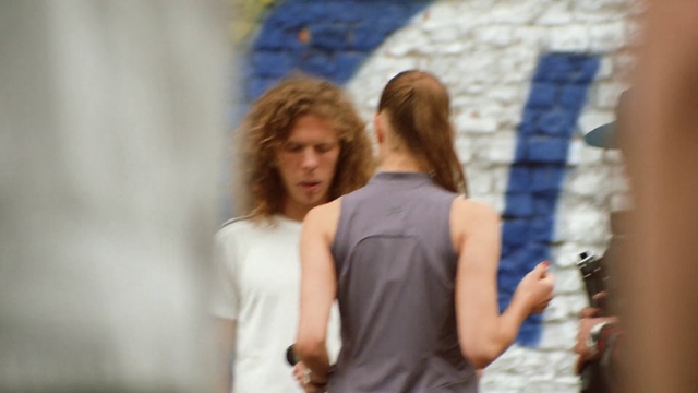Video Reference: Photograph, Snapshot, Fashion, Blond, Fun, Photography, Interaction, Gesture, Event, Long hair