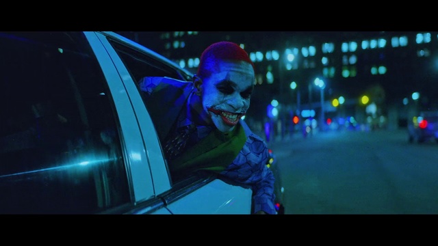 Video Reference: Light, Electric blue, Automotive lighting, Photography, Fictional character, Darkness, Eyewear, Space, Supervillain, Digital compositing