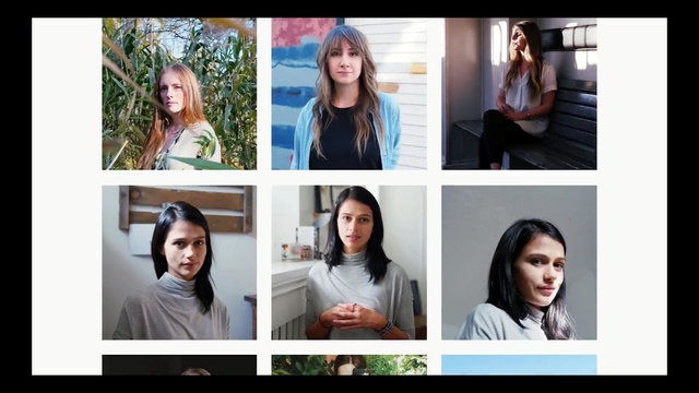 Video Reference: facial expression, collage, girl, long hair, photomontage, hair coloring, media, smile, Person