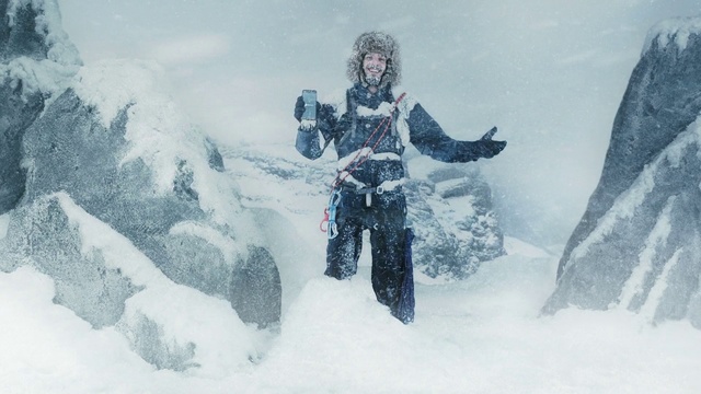 Video Reference: Winter storm, Blizzard, Geological phenomenon, Freezing, Snow, Glacial landform, Illustration, Art, Winter, Fictional character