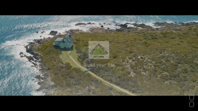 Video Reference: aerial photography, coast, photography, sky, promontory, terrain, geological phenomenon, cape, sea, inlet
