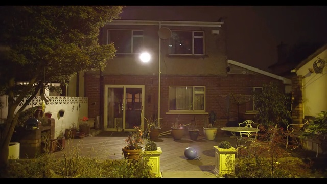 Video Reference: home, house, night, property, residential area, light, lighting, architecture, darkness, tree