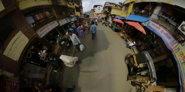 Video Reference: Photography, Mode of transport, Public space, Fisheye lens, Market, City, Bazaar, Marketplace, Street, Crowd, Person
