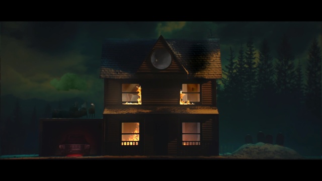 Video Reference: House, Light, Sky, Lighting, Home, Darkness, Night, Architecture, Midnight, Screenshot