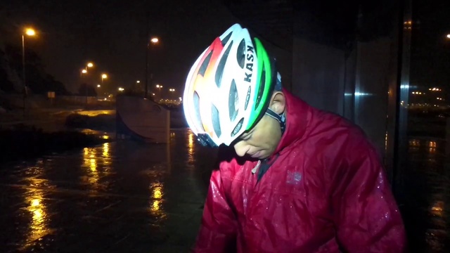 Video Reference: Light, Helmet, Night, Water, Personal protective equipment, Fun, Headgear, Outerwear, Photography, Midnight